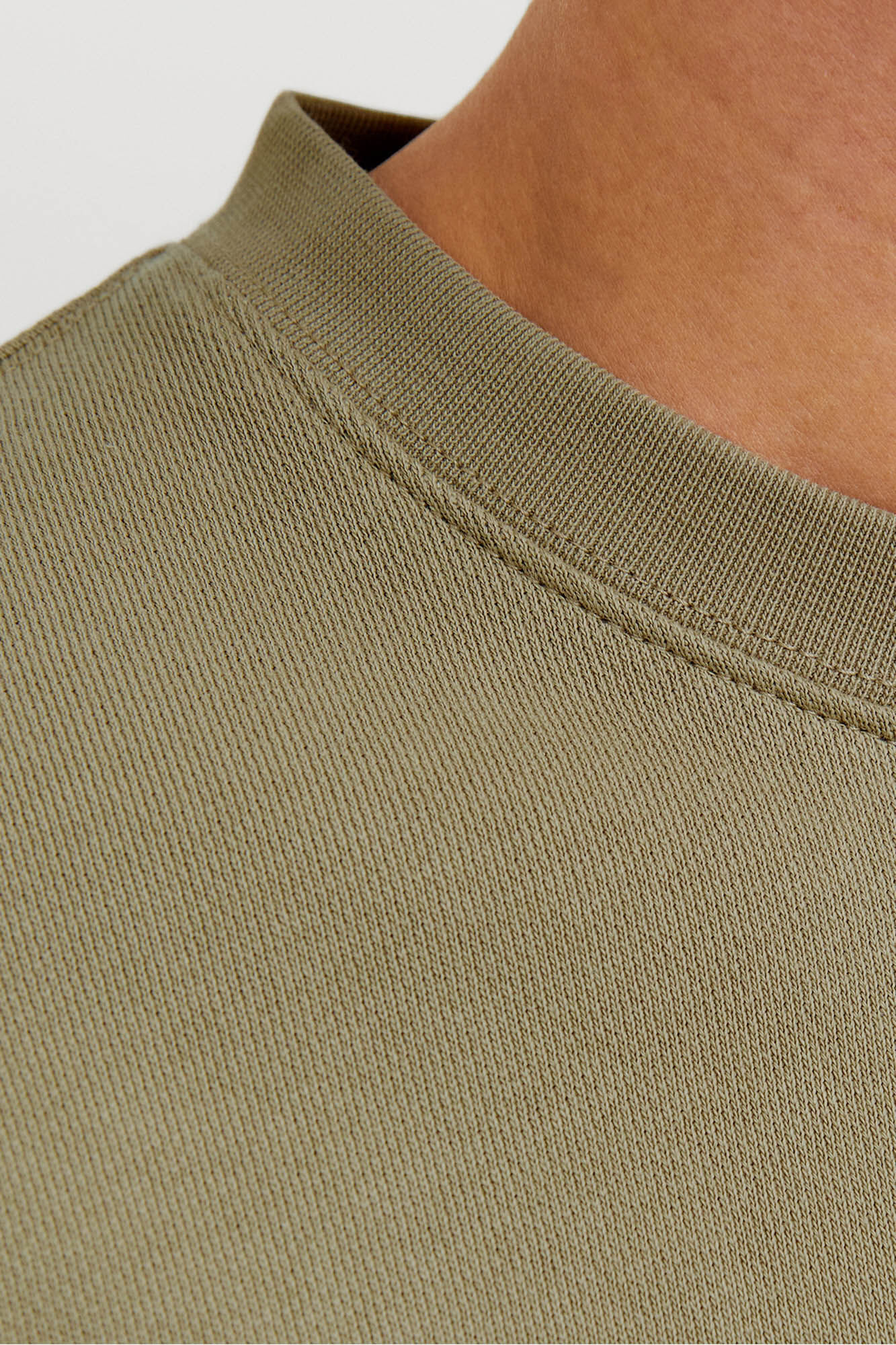 Jack & Jones Sudadera lisa regular fit gris