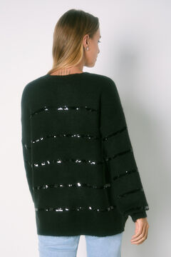 Springfield Suéter Boyfriend negro