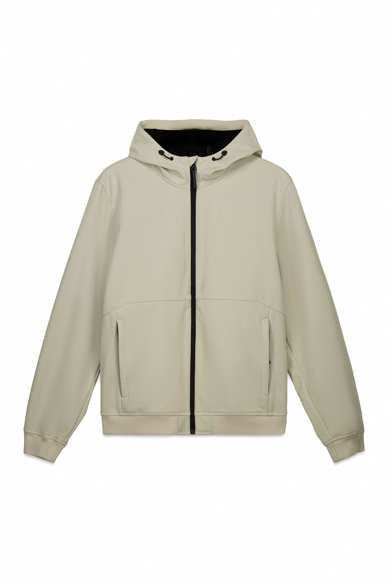 Springfield Chaqueta softshell capucha caf&eacute;