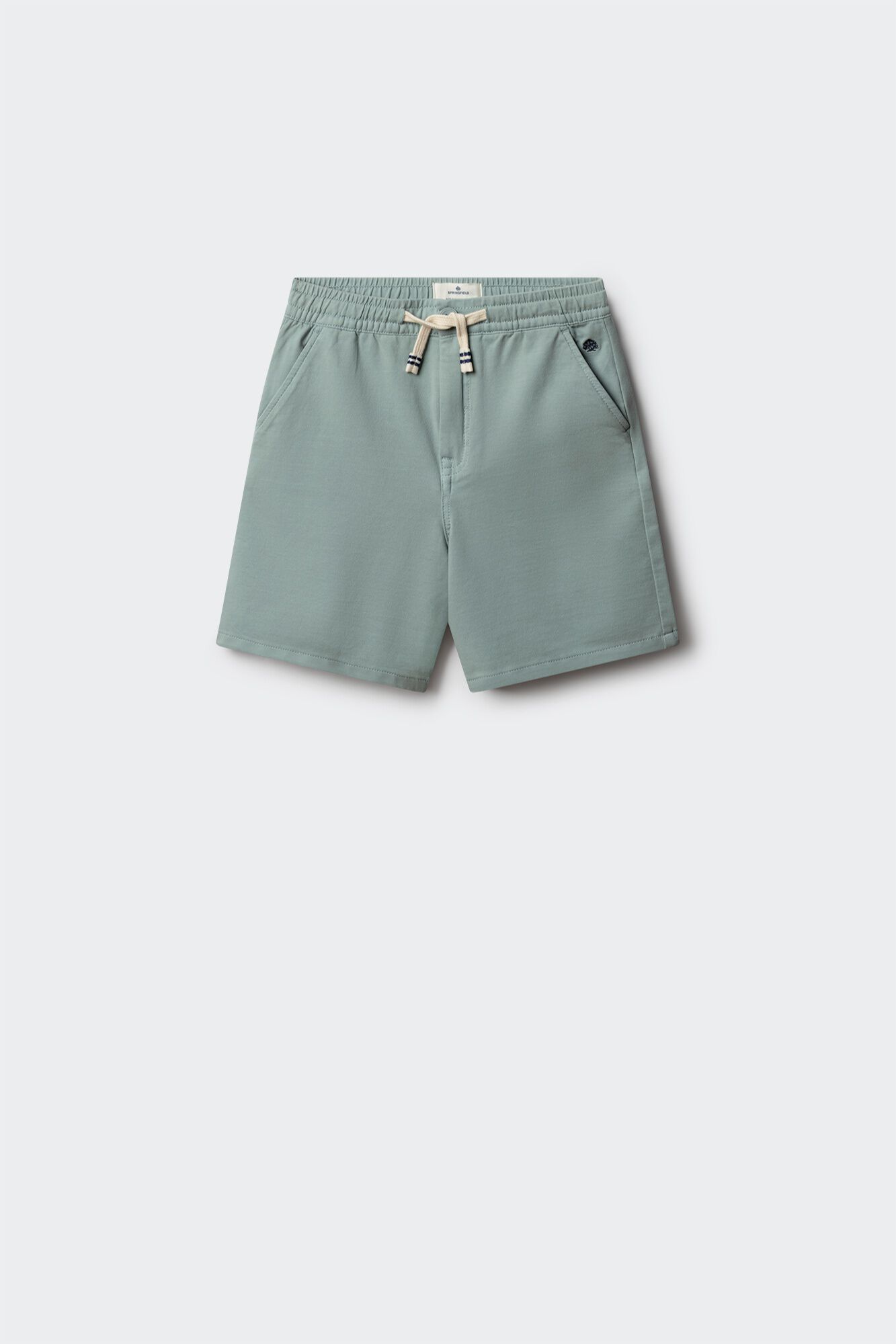 Springfield Kids Bermudas chino de punto para ni&ntilde;o azul