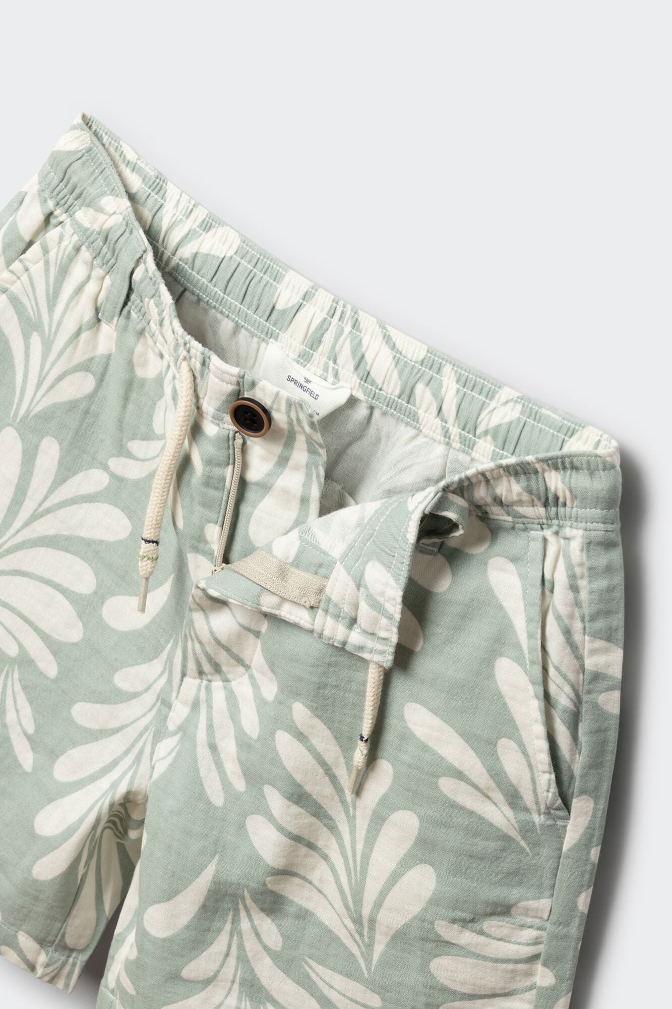 Springfield Kids Bermudas de palmeras para ni&ntilde;o verde