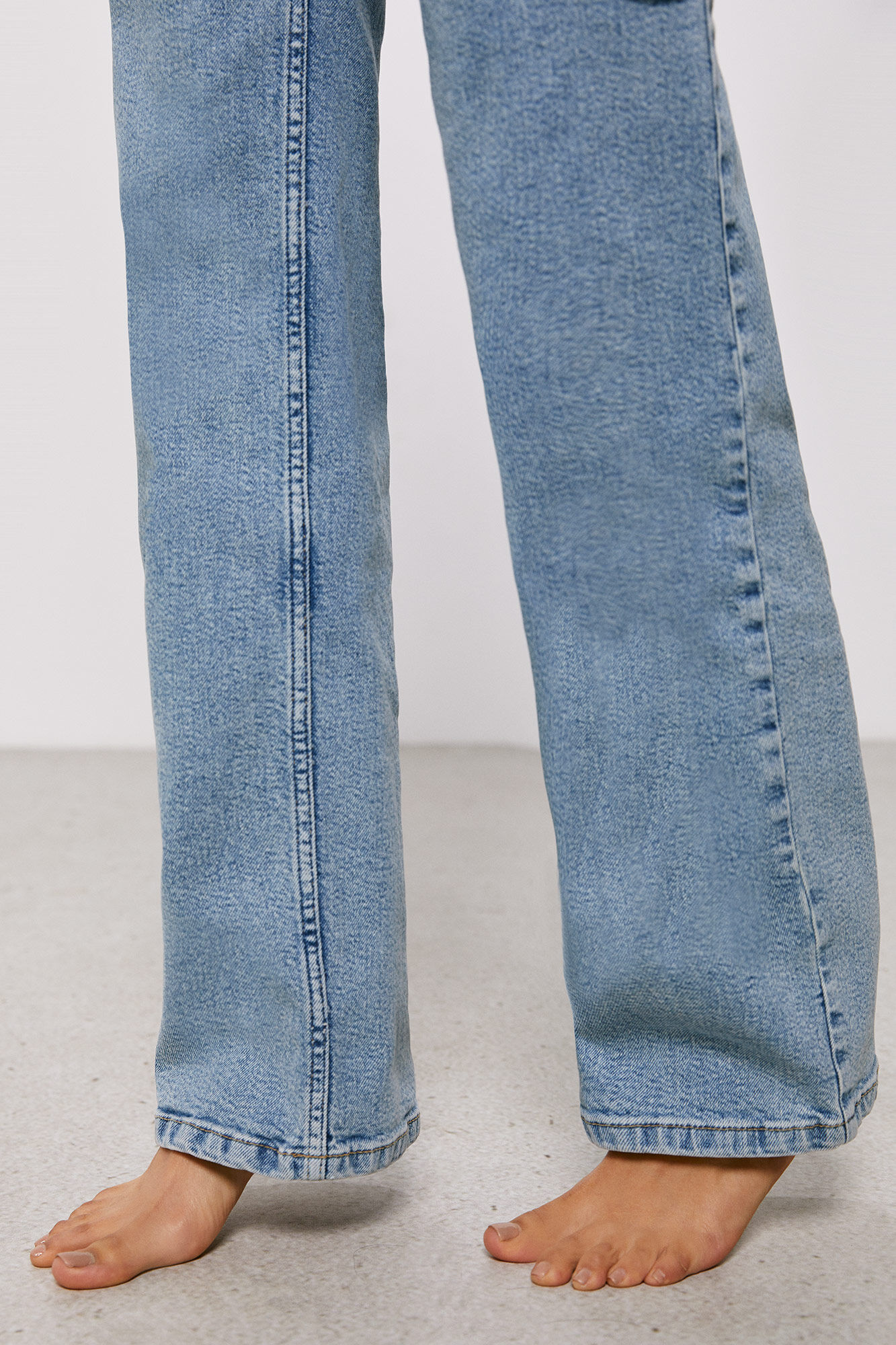 High Spirits Jeans Fleur azul