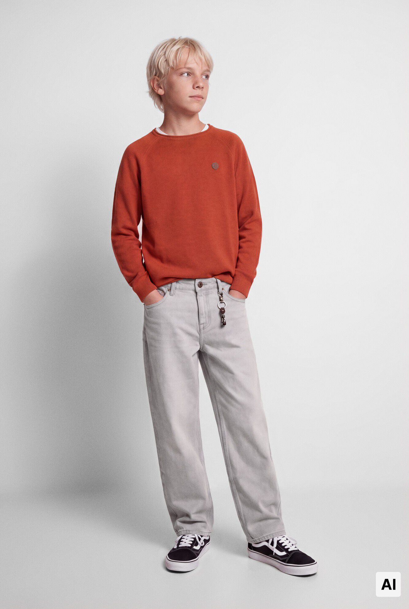 Springfield Kids Pantal&oacute;n denim skater ni&ntilde;o