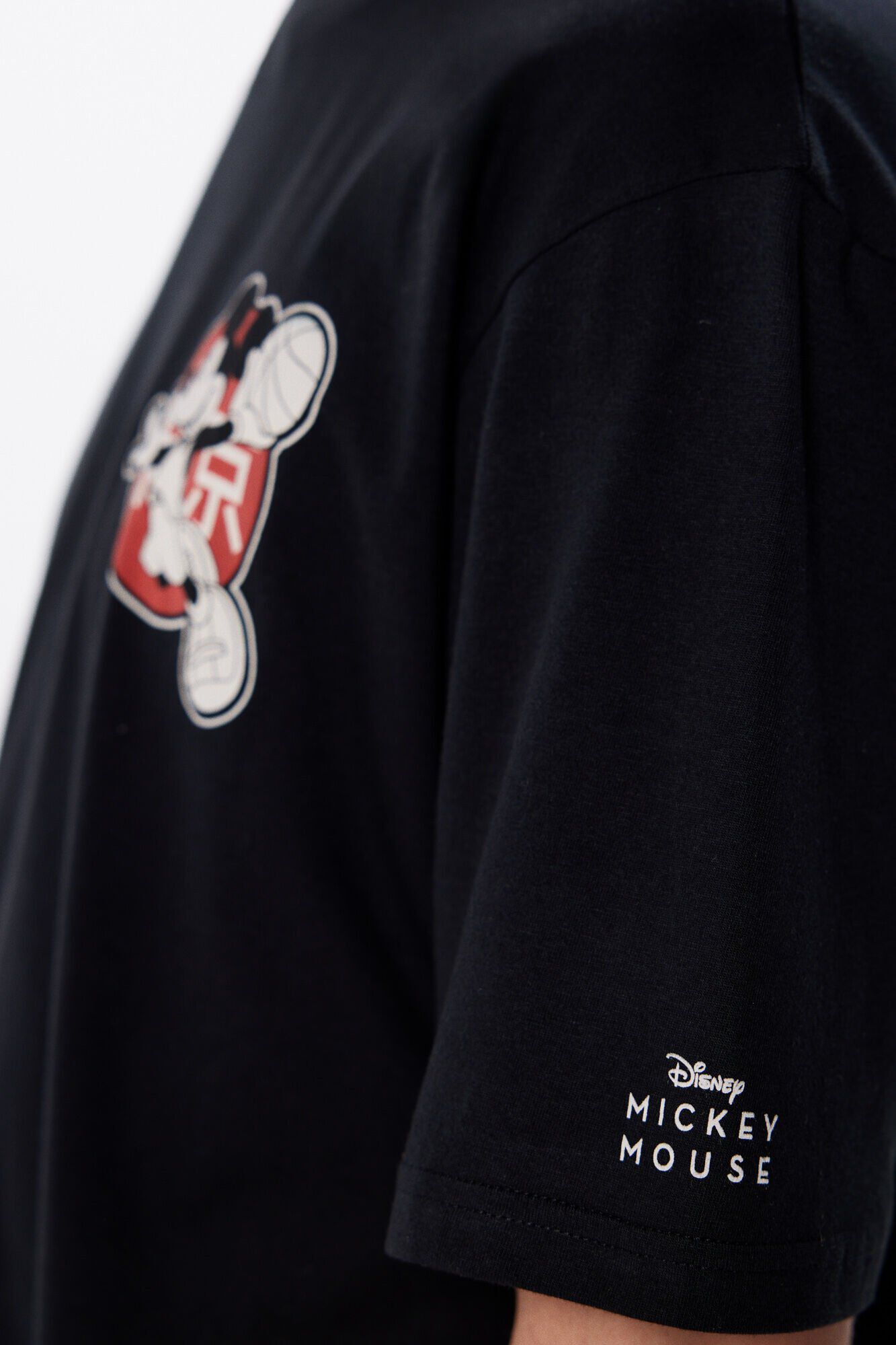 Springfield Playera Mickey  negro