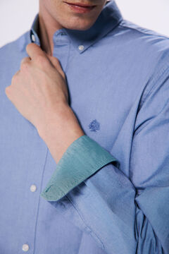 Springfield Camisa oxford azul indigo
