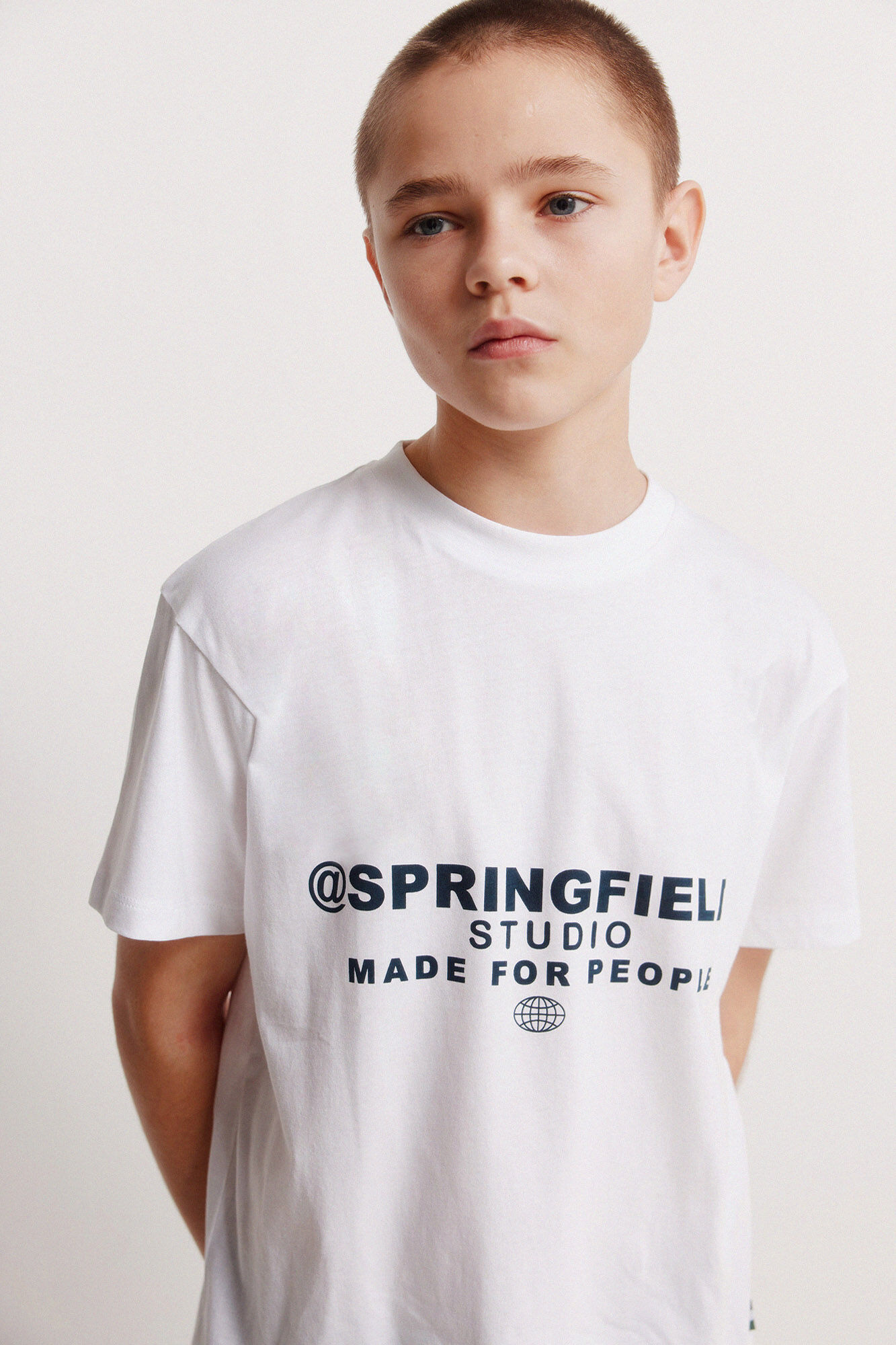 Springfield Kids Playera manga corta boxy para ni&ntilde;o