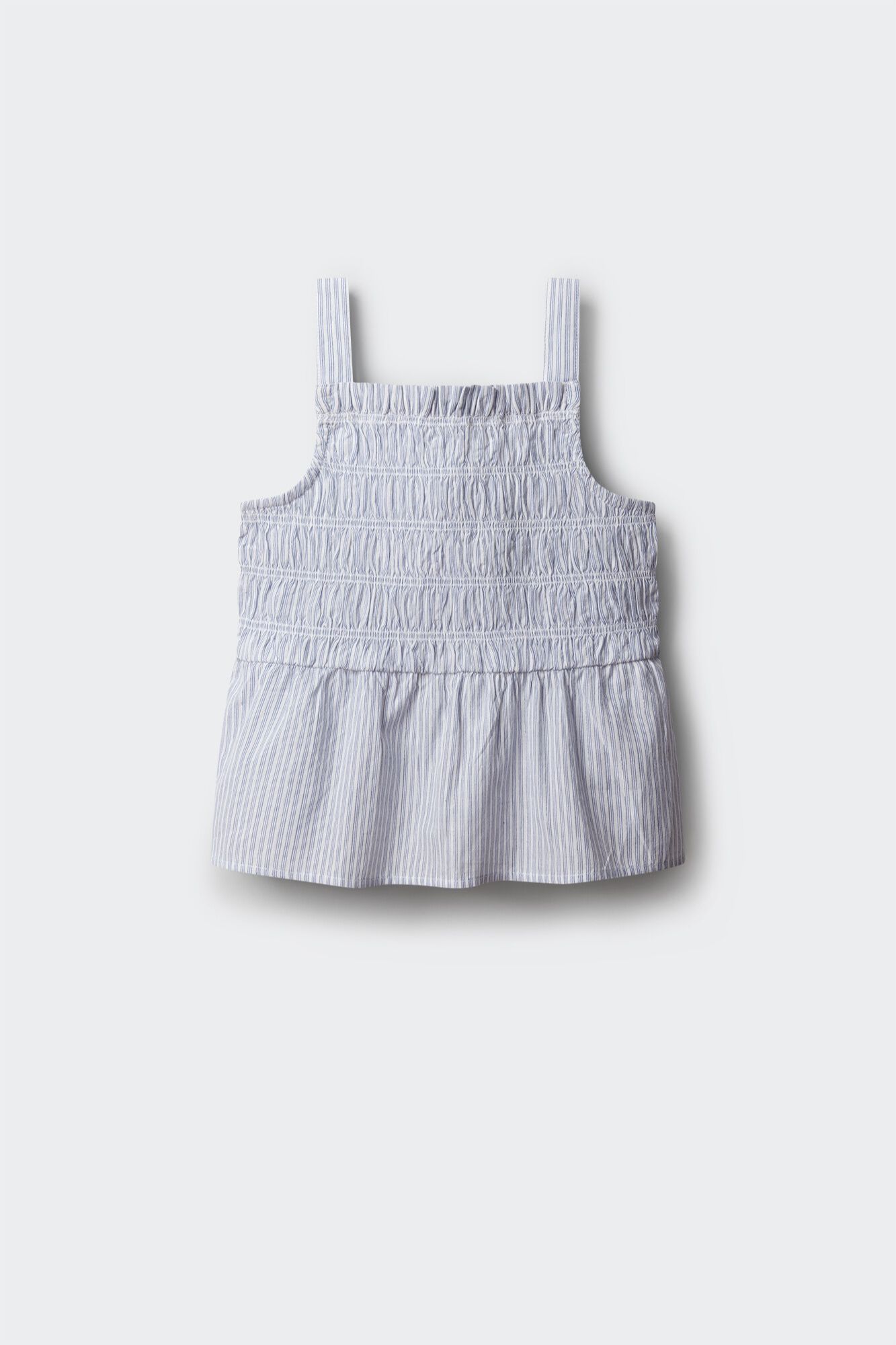 Springfield Kids Blusa de tirantes a rayas oxford para ni&ntilde;a
