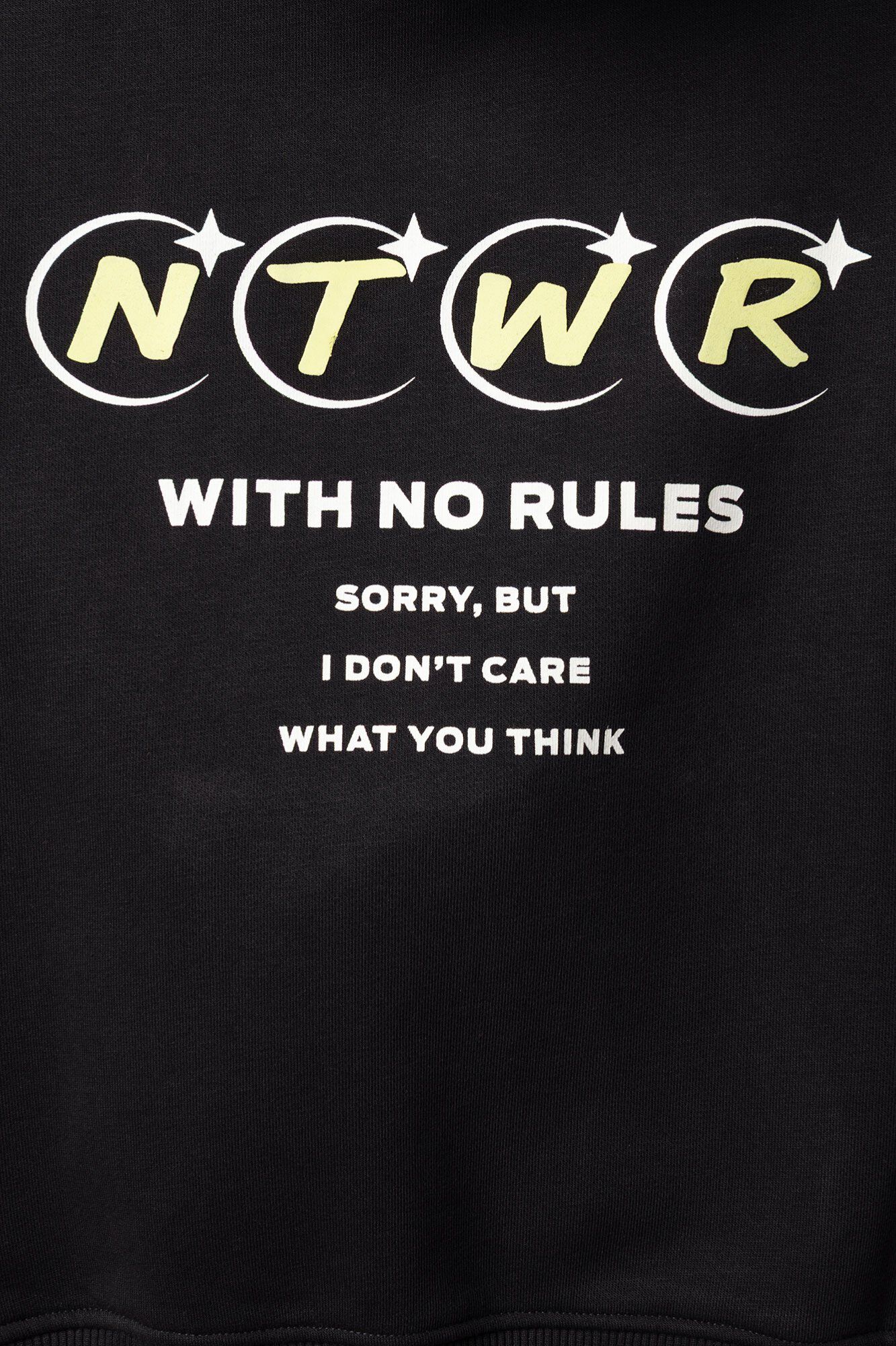 Springfield Kids Sudadera "No rules" ni&ntilde;o negro