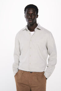 Springfield Camisa vestir estructura kaki