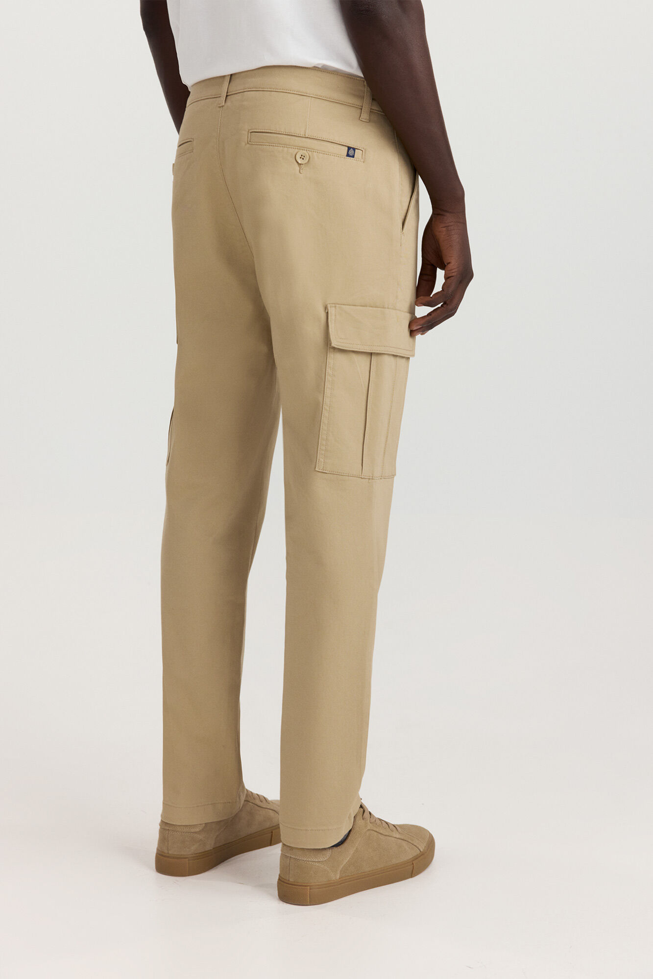 Springfield Pantal&oacute;n cargo c&oacute;modo beige