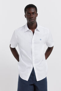 Springfield Camisa de manga corta con estructura bicolor