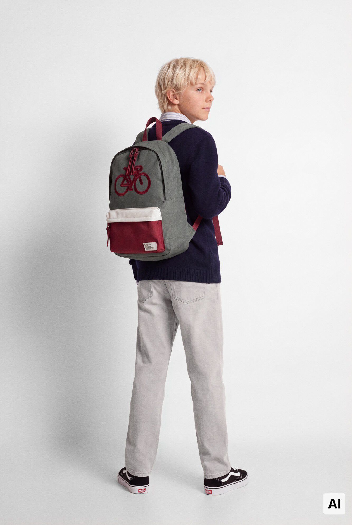 Springfield Kids Su&eacute;ter jacquard para ni&ntilde;o azul mezcla