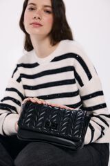 Springfield Bolsa bandolera acolchada negro