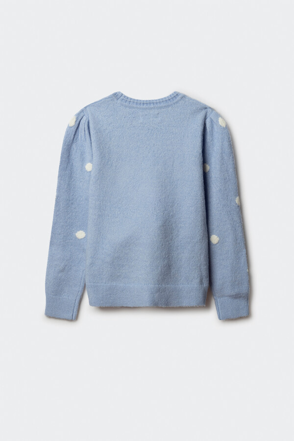 Springfield Kids Jersey de puntos para niña azul