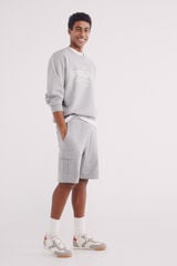 Springfield Bermudas texturizadas gris