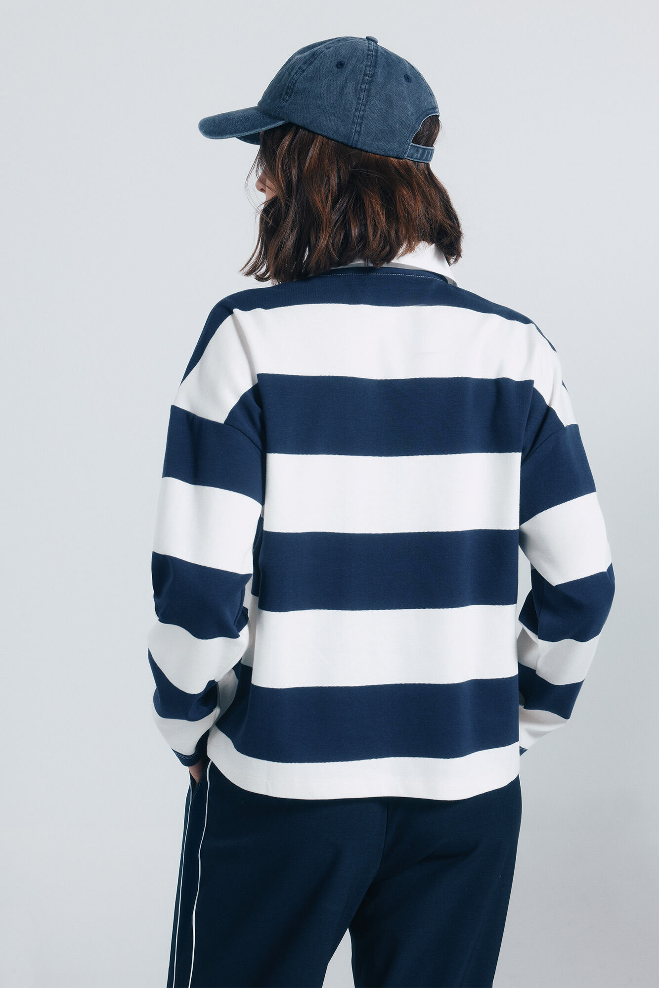 Springfield Polo rayas detalle bordado marino