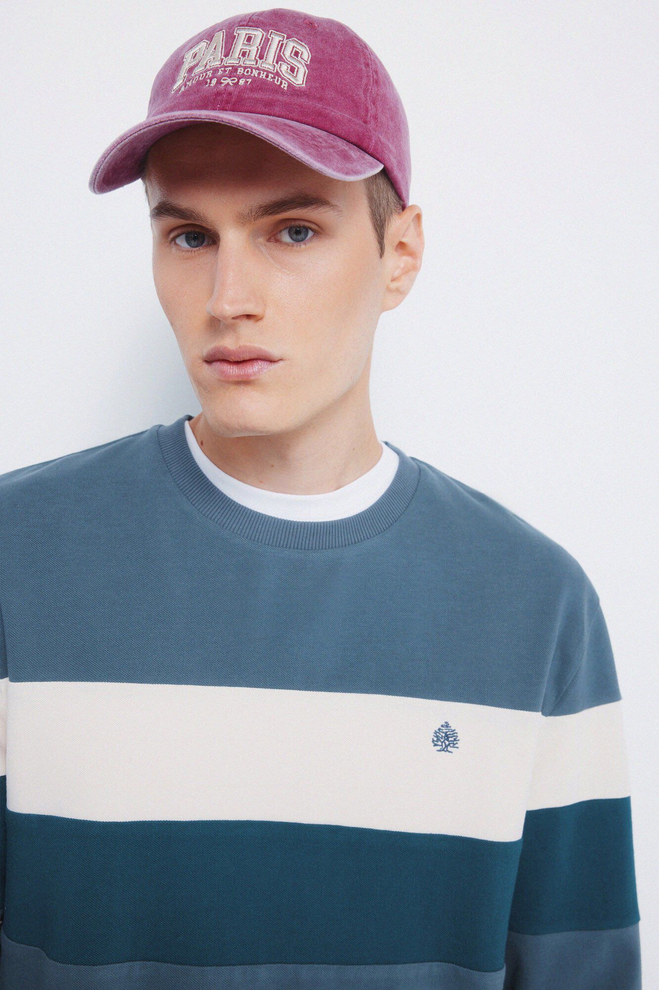 Springfield playera de piqu&eacute; de manga larga con cortes