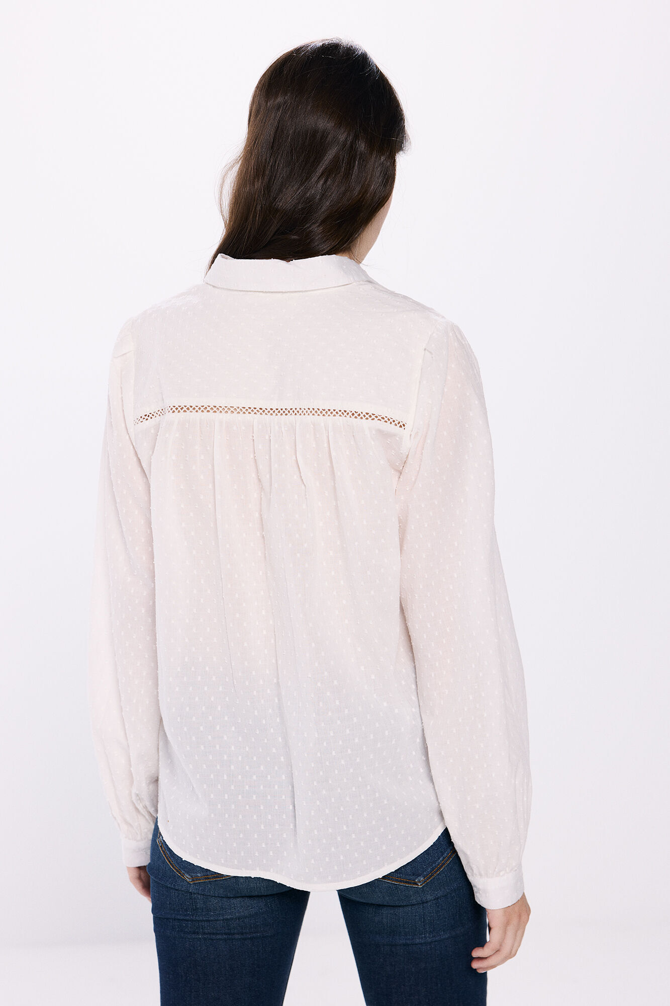 Springfield Blusa lace frontal natural