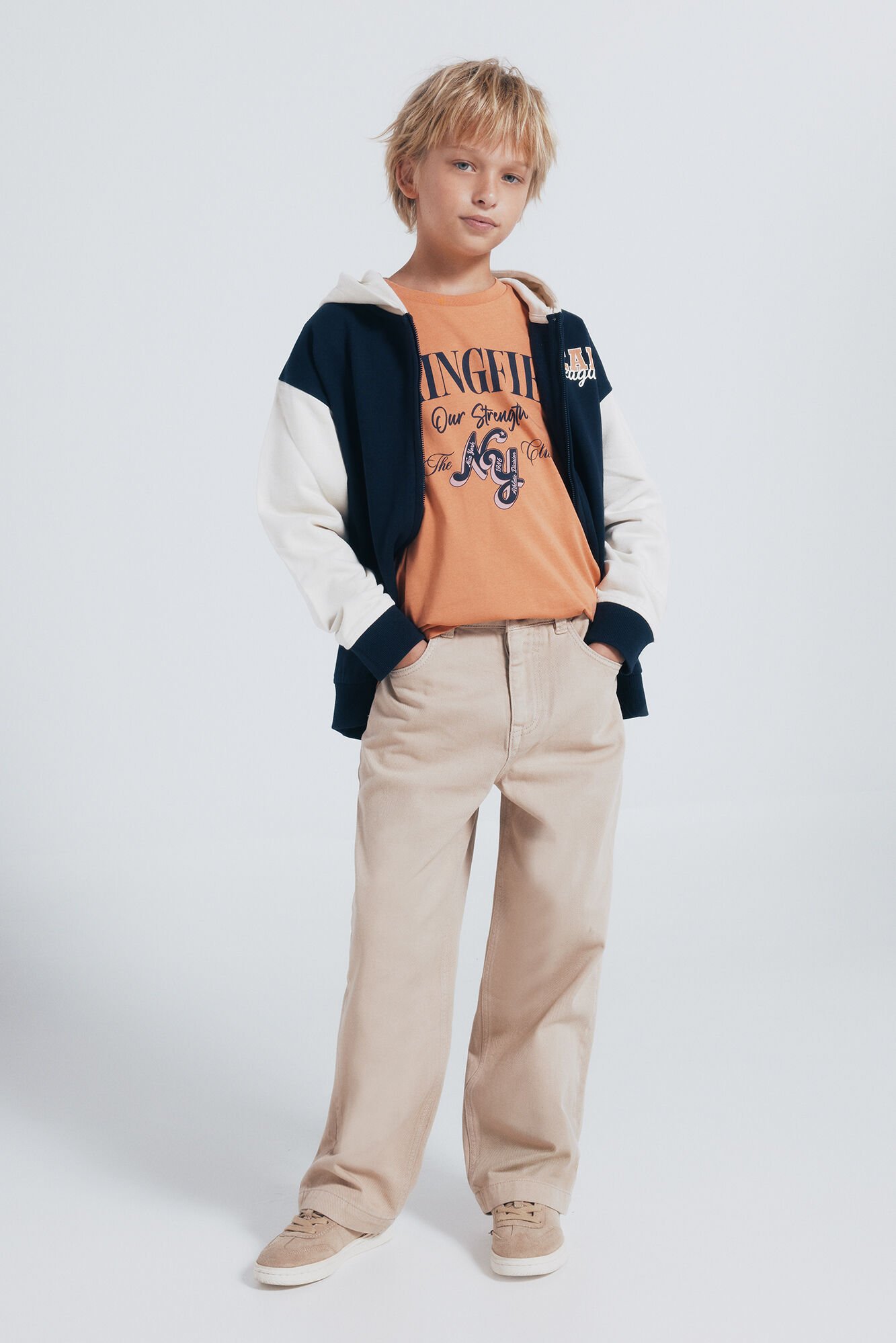 Springfield Kids Camiseta manga larga naranja sprinfield ni&ntilde;o