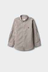Springfield Camisa Rayas niño púrpura
