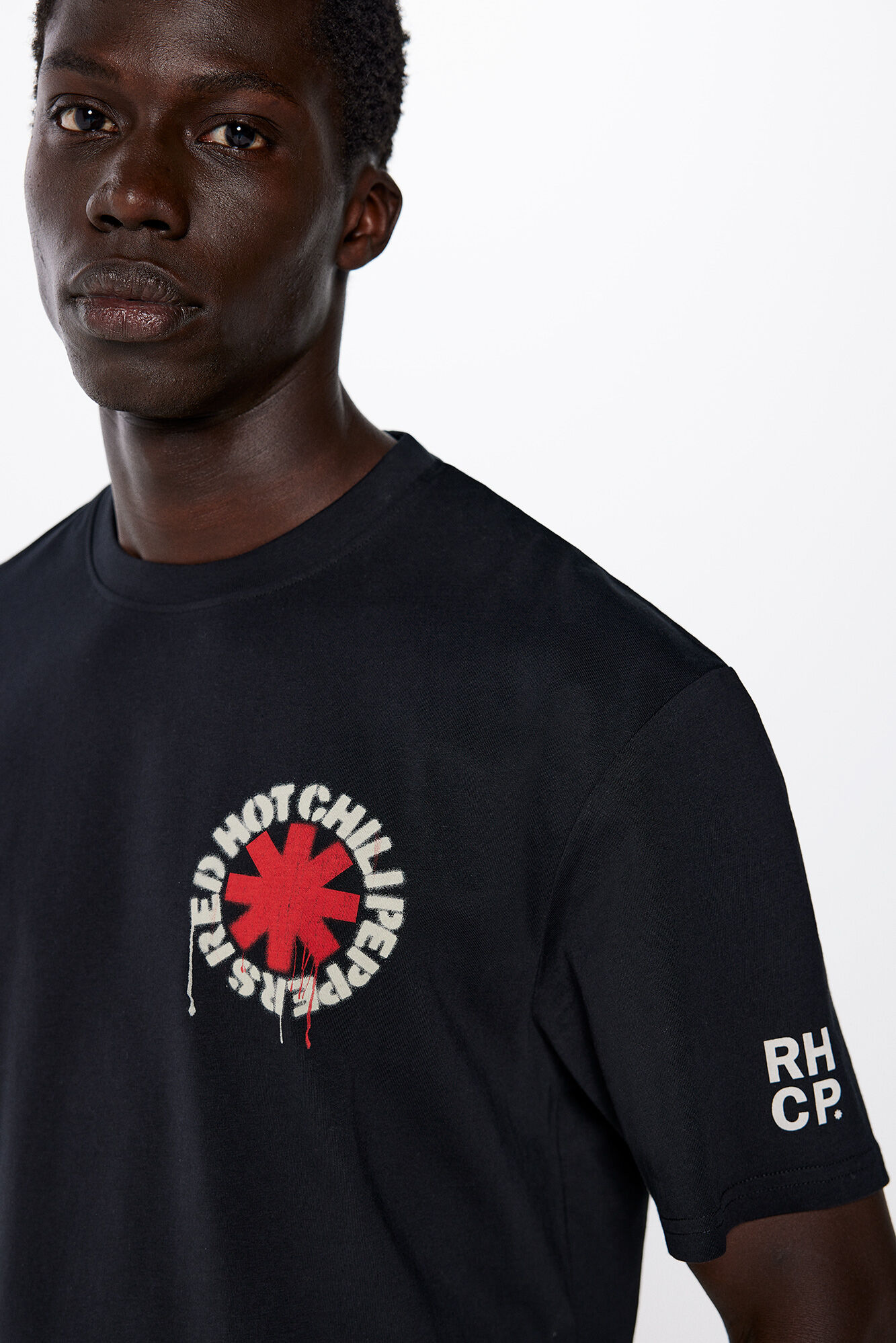 Springfield Playera Red Hot Chilli Peppers negro