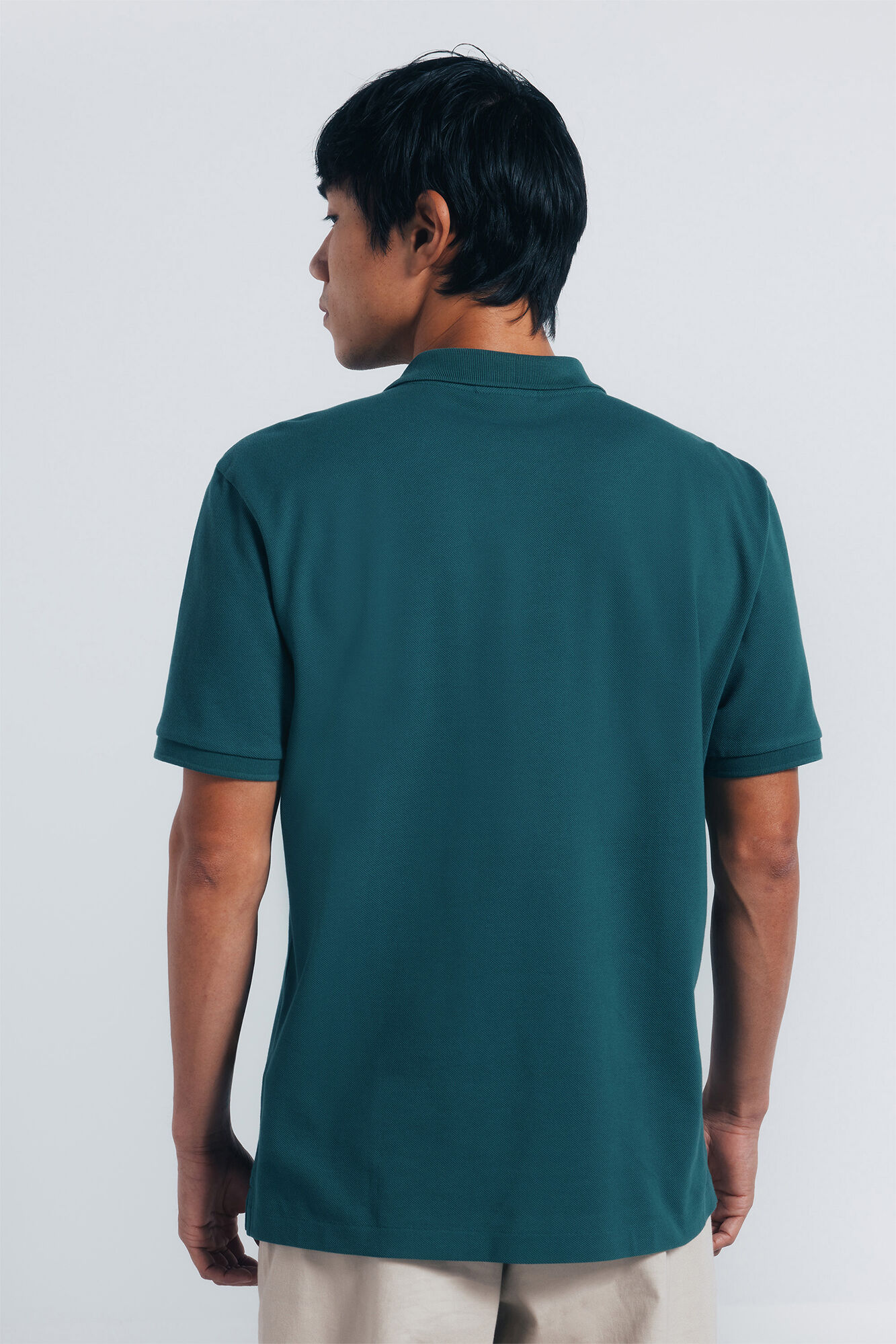 Springfield Polo piqu&eacute; b&aacute;sico regular fit verde