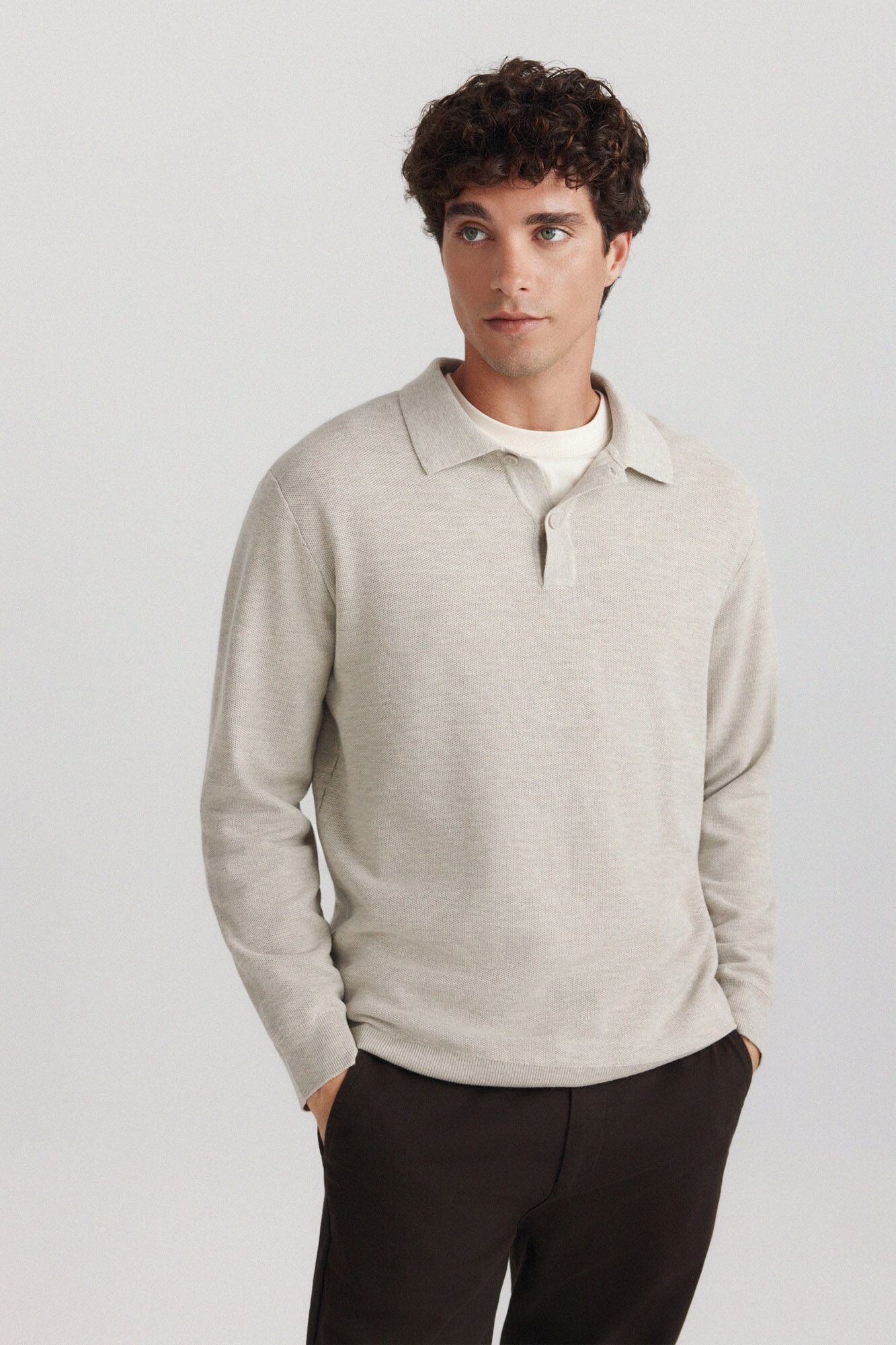 Springfield Polo de estructura con botones