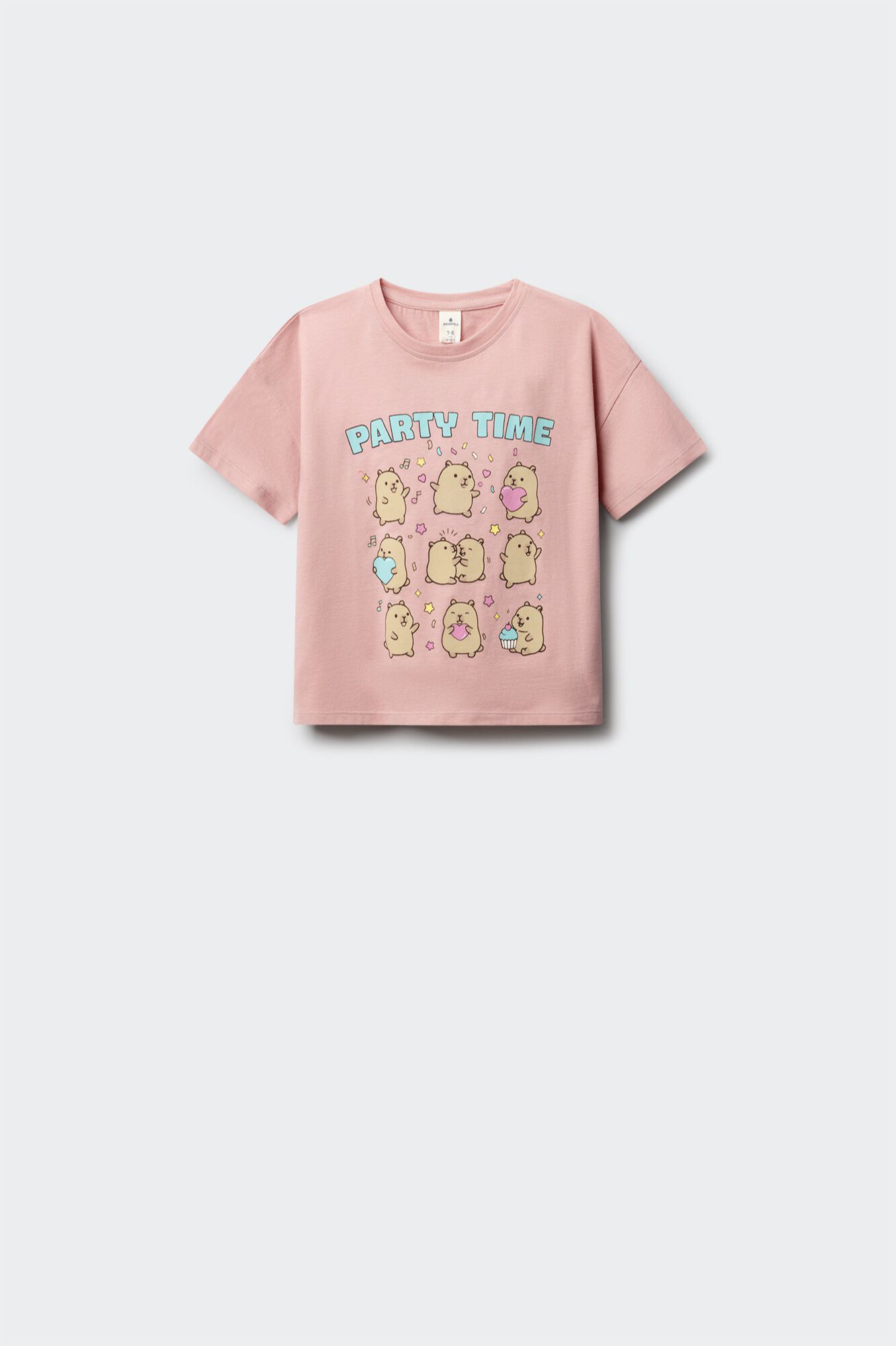 Springfield Kids Playera de manga corta capybara party ni&ntilde;a