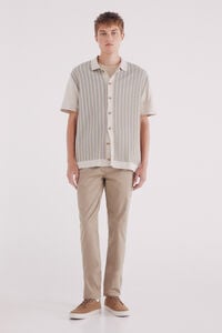 Springfield Pantal&oacute;n chino microestampado slim fit