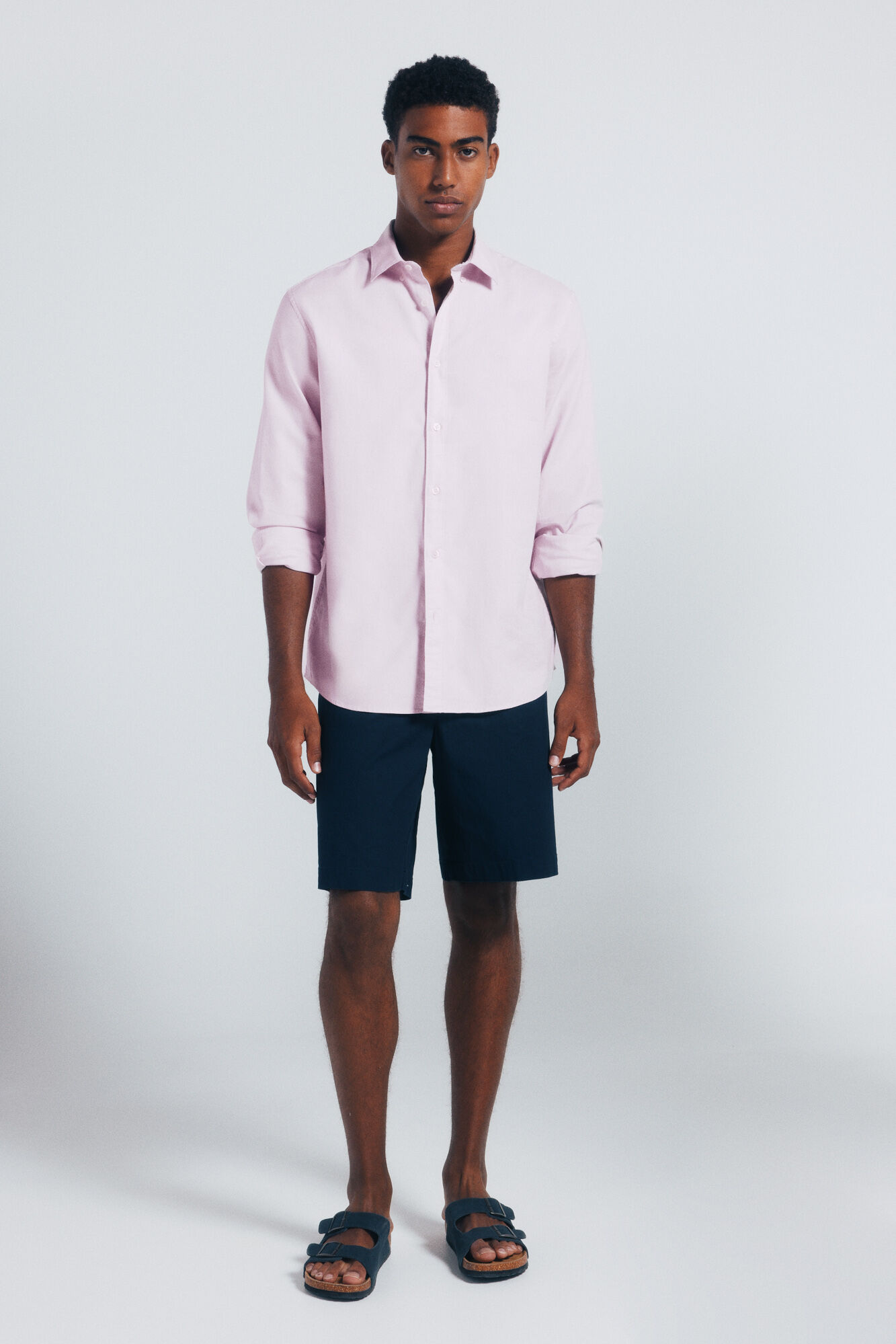 Springfield Camisa estructura rosa