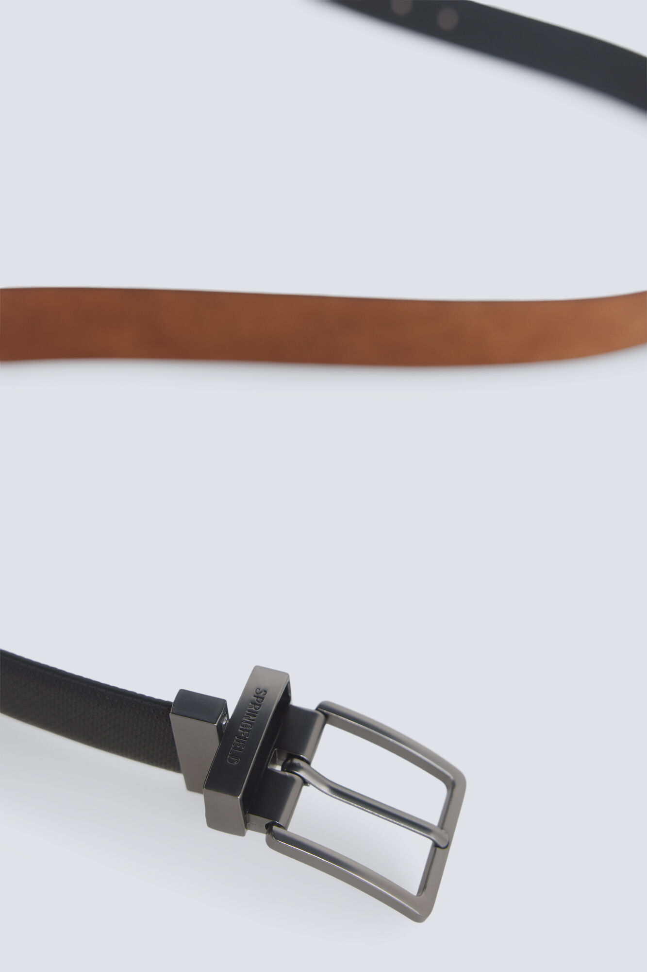 Springfield Cintur&oacute;n reversible microperforado