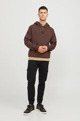 Jack & Jones Pantal&oacute;n cargo slim fit negro