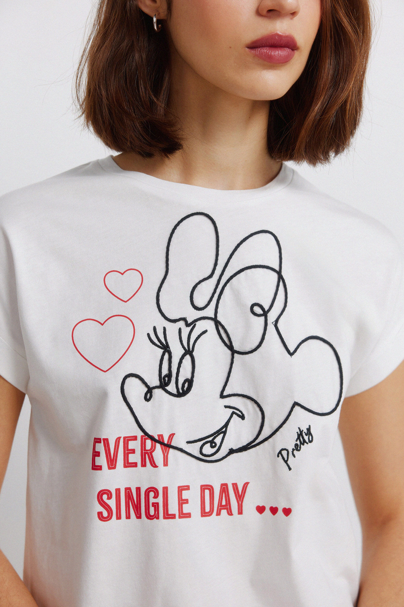 Springfield Playera de manga corta Disney marfil
