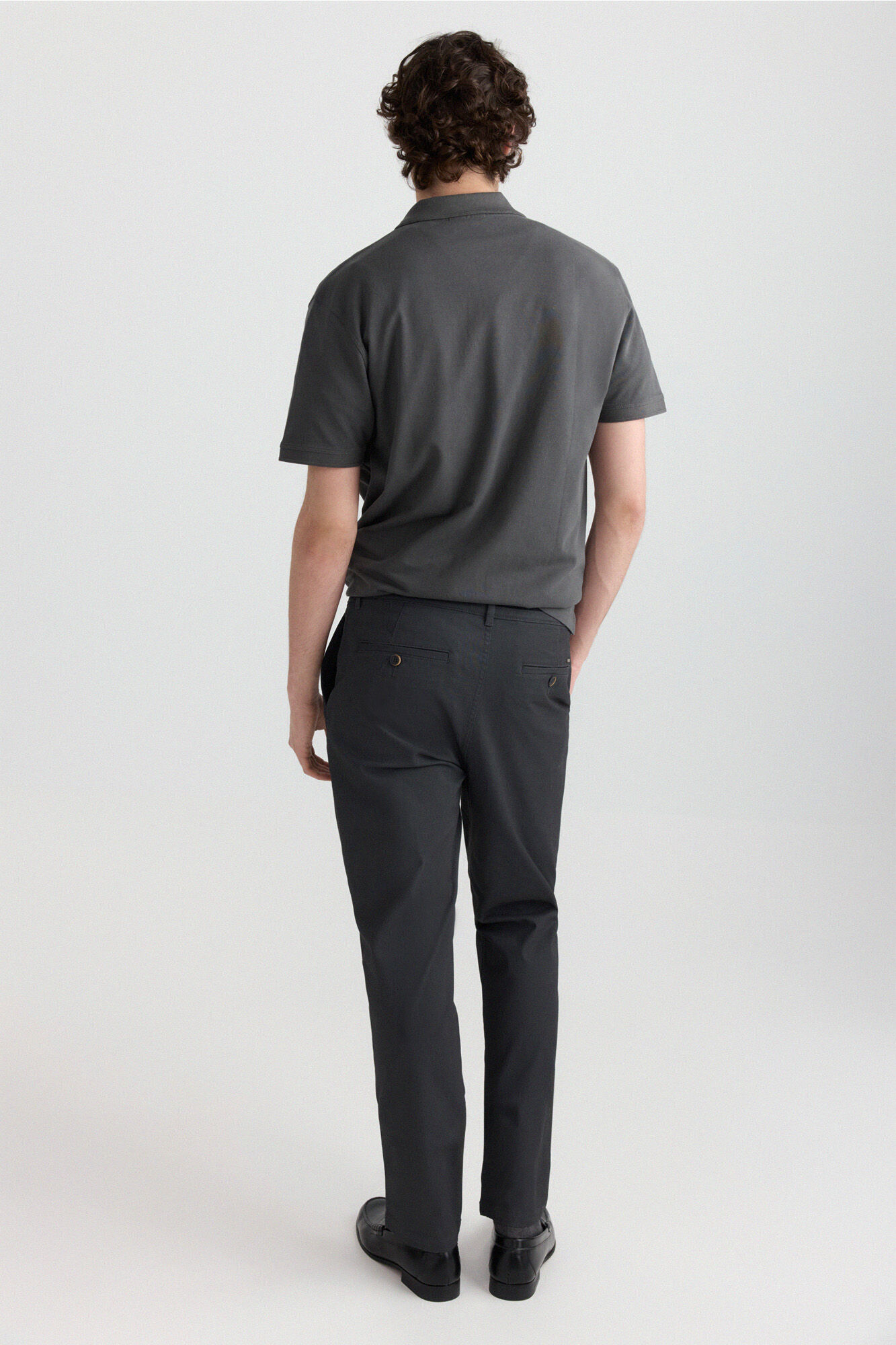 Springfield Pantal&oacute;n chino microestampado slim fit gris
