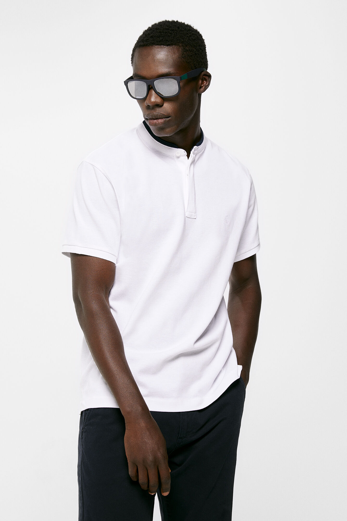 Polo mao slim tapeta oculta Polos de hombre Springfield MX