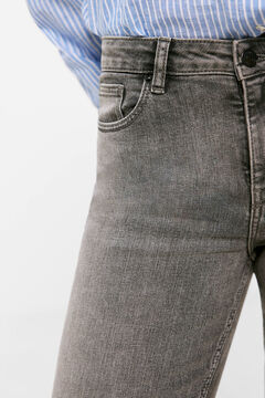 Springfield Jeans Kick Flare Lavado Sostenible gris