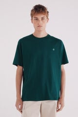 Springfield Camiseta básica cuello redondo verde