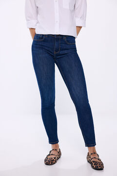 Springfield Jeans slim cropped azul