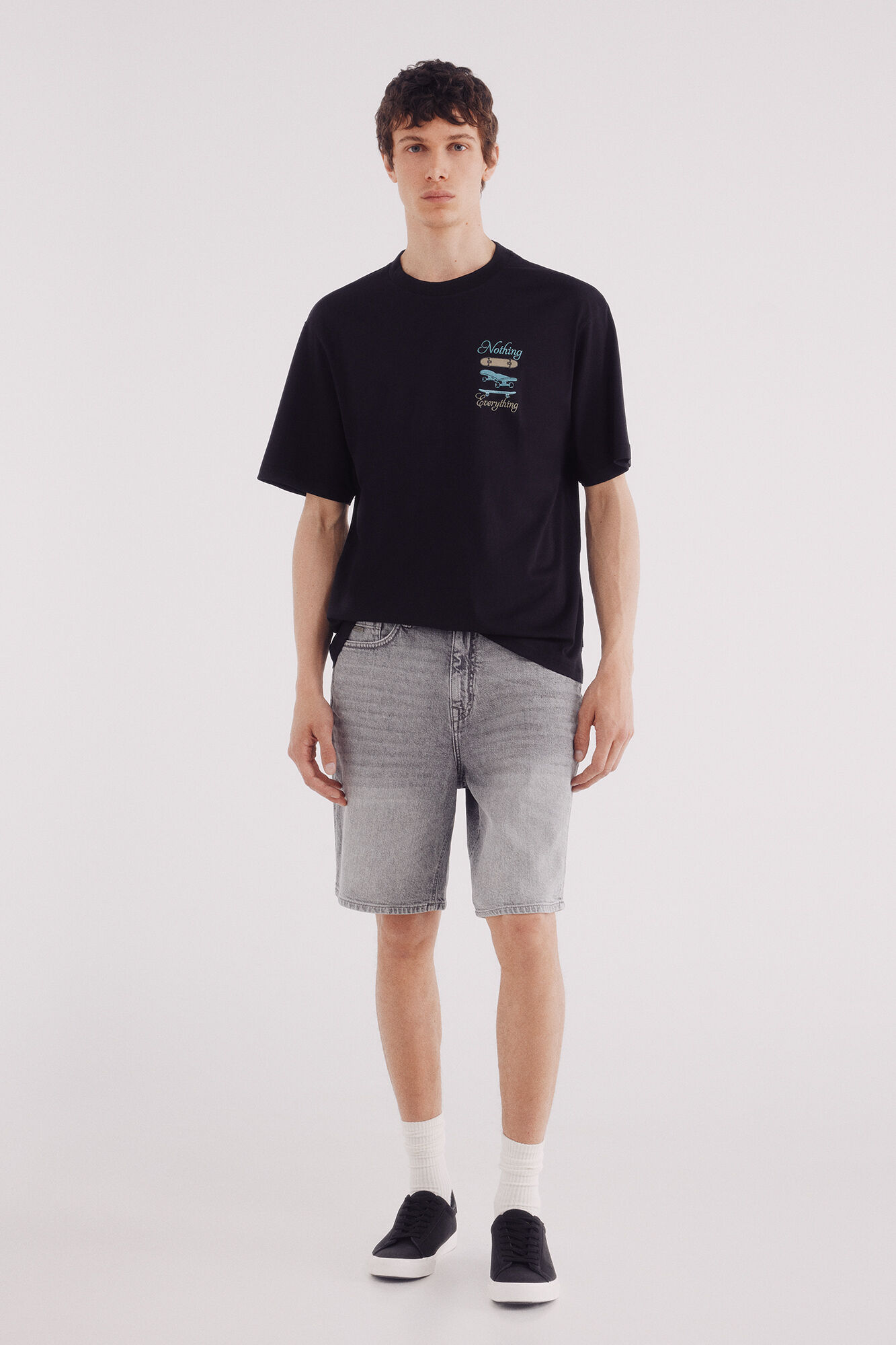 Springfield Camiseta everything negro