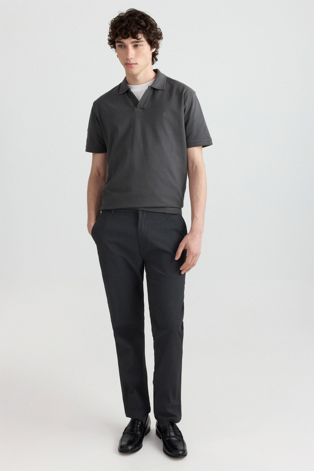 Springfield Pantal&oacute;n chino microestampado slim fit