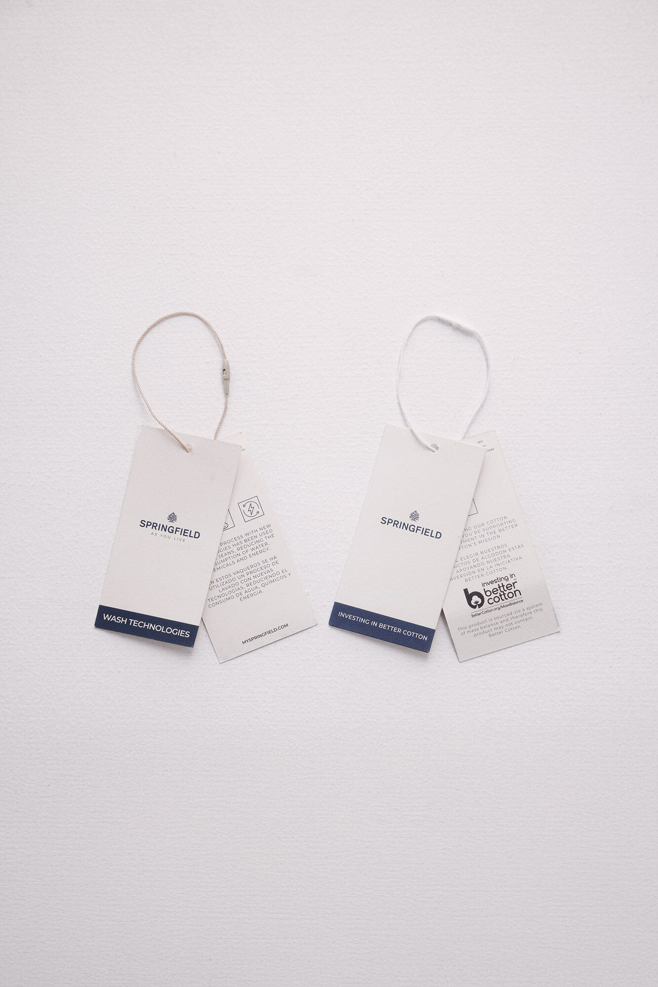 Springfield Shorts jeans tachuelas azul