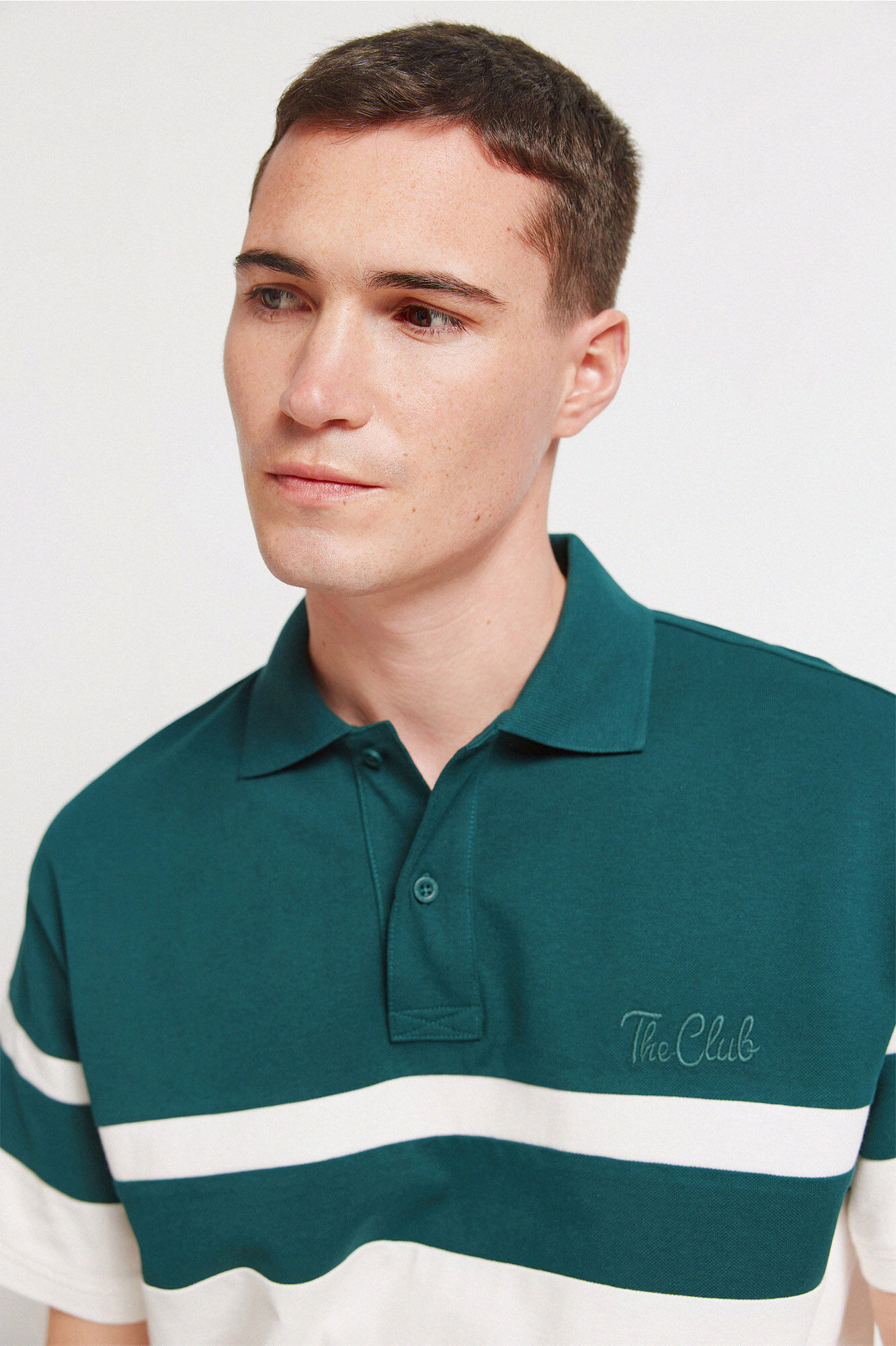 Springfield Polo regular fit de piqu&eacute; verde