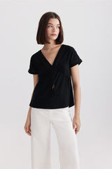 Springfield Playera de tirantes con volantes caza oscuro