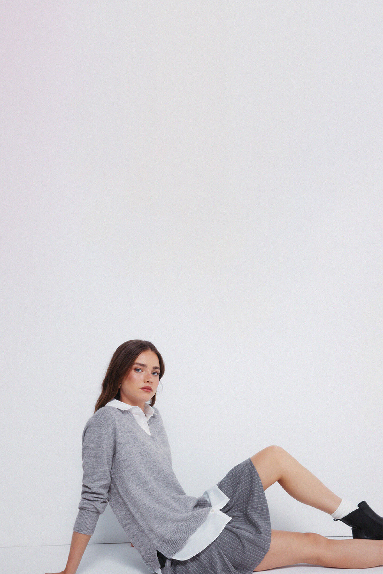 Springfield Su&eacute;ter combinado camisero