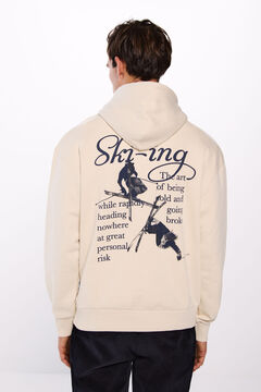 Springfield Sudadera capucha Ski- ing blanco