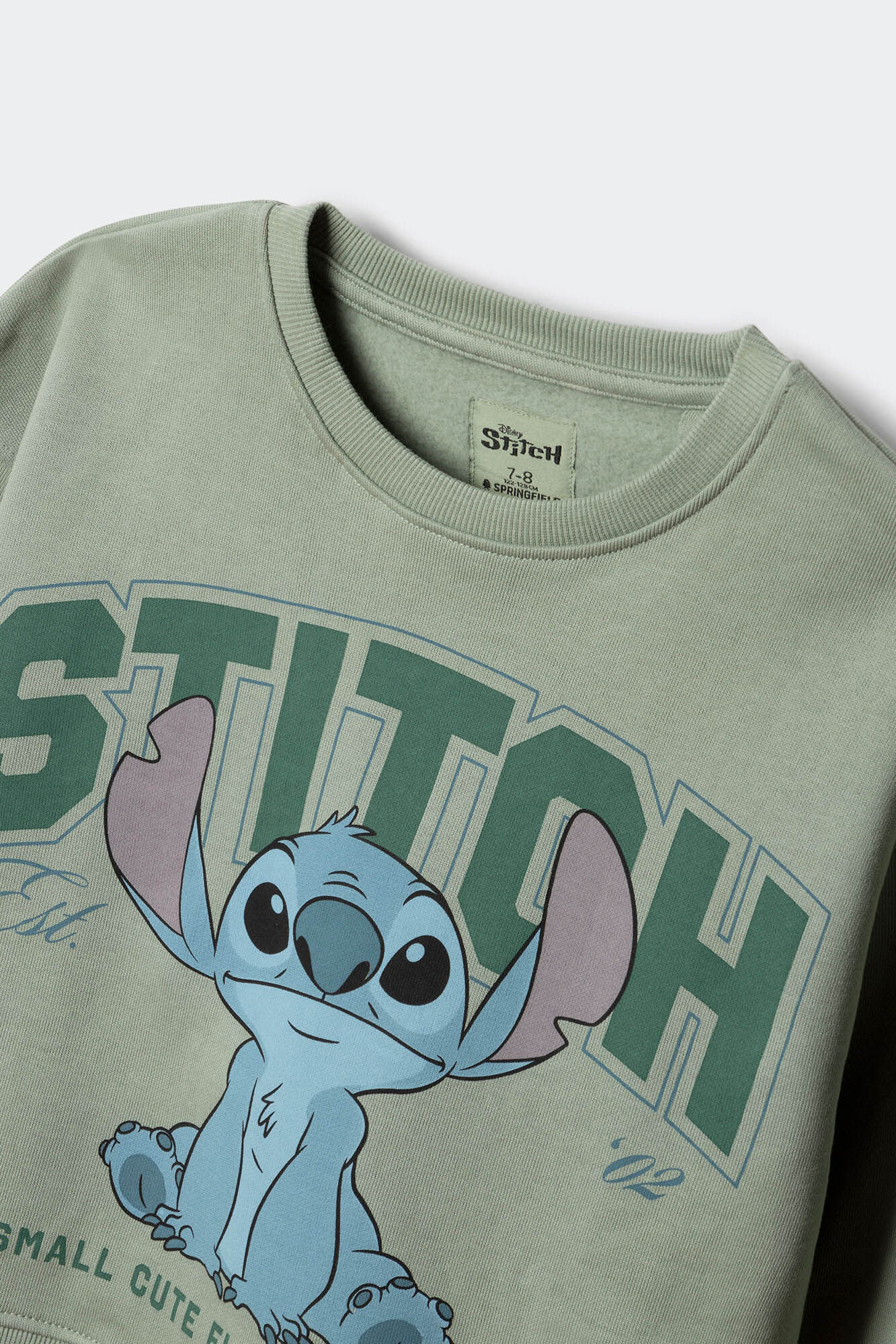 Springfield Kids Sudadera "Lilo & Stitch" ni&ntilde;a verde