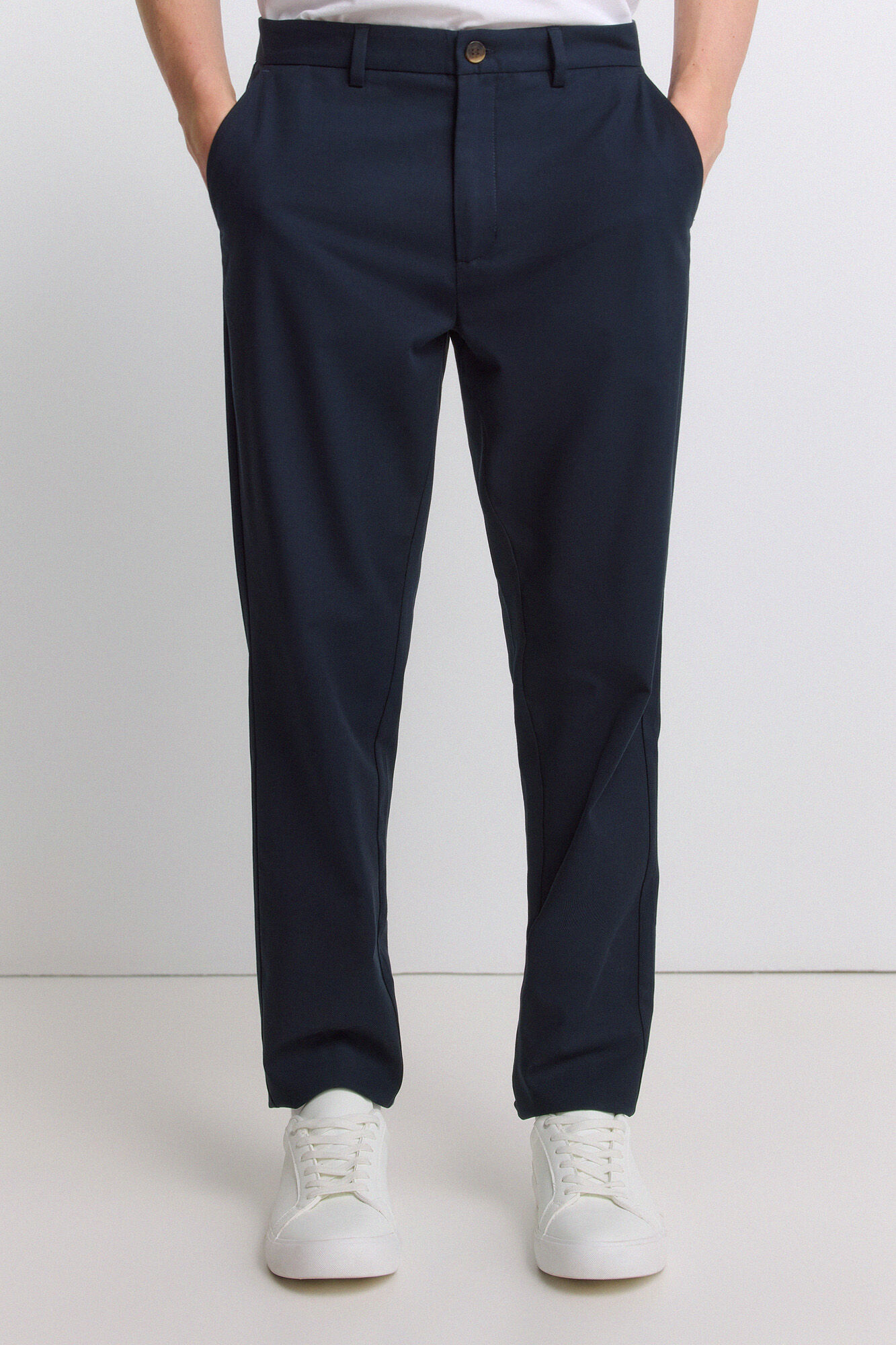 Springfield Pantal&oacute;n chino comfort fit azulado