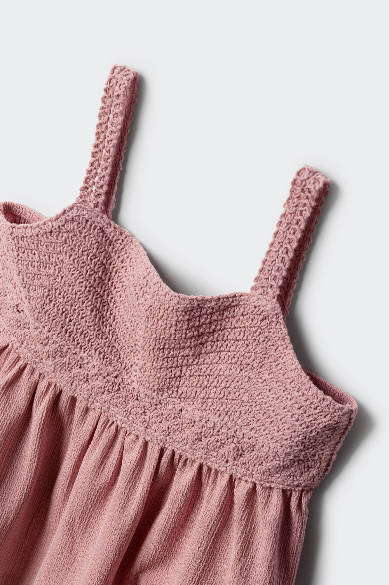 Springfield Kids Top de tirantes de crochet para ni&ntilde;a azul