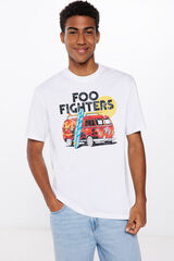 Springfield Playera Foofighters Surf Van blanco