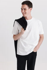 Springfield Playera doble interlock natural